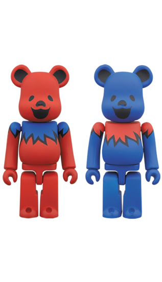 BE@RBRICK figure: Grateful Dead Dancing Bears