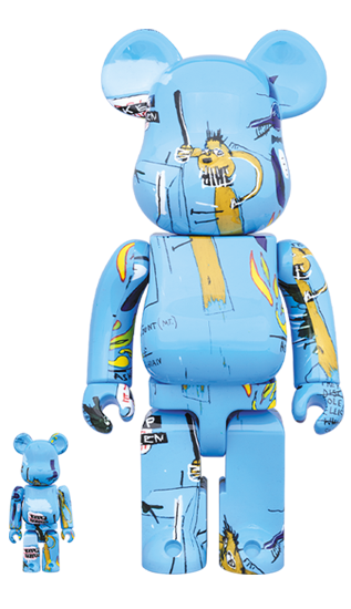 BE@RBRICK figure: Jean-Michel Basquiat #4