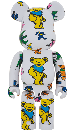 BE@RBRICK figure: Grateful Dead (dancing Bear)