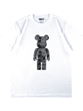 BE@RBRICK figure: Mickey Mouse × Keith Haring T-Shirt