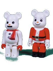 BE@RBRICK figure: X'mas Twin Set (2-Pack)