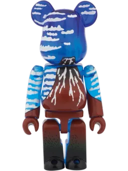BE@RBRICK figure: Red Fuji: Hokusai Thirty-six Views of Mt. Fuji Fine Wind, Clear Morning