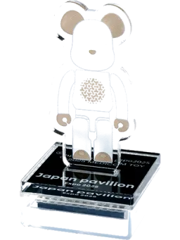 BE@RBRICK figure: Osaka Kansai Expo Acrylic Stand Stamp