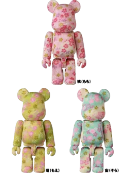 BE@RBRICK figure: Kimekomi Momo / Moe / Sora