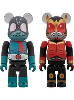 BE@RBRICK figure: Kamen Rider 1 & Kamen Rider Kuuga 2-Pack