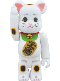 BE@RBRICK figure: Maneki Neko Flocked