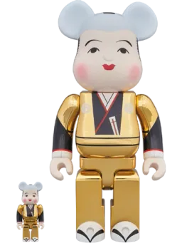 BE@RBRICK figure: 福助 BE@RBRICK 金メッキ