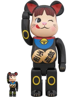 BE@RBRICK figure: Maneki Neko Peko-chan Black