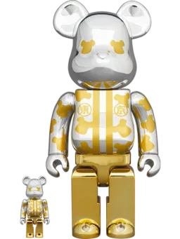 BE@RBRICK figure: Happi Tokyo Silver Chrome