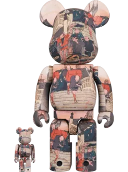 BE@RBRICK figure: 東京国立博物館 BE@RBRICK 歌川広重「東海道五十三次」日本橋