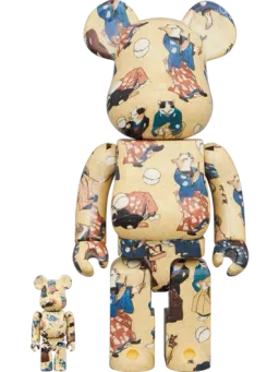 BE@RBRICK figure: Utagawa Kuniyoshi "Cats Playing Kemari"