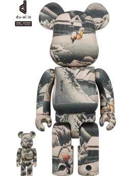 BE@RBRICK figure: 東京国立博物館 BE@RBRICK 歌川広重「東海道五十三次」蒲原