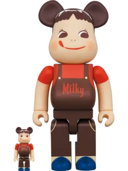 BE@RBRICK figure: Peko-chan Chocolate Milky