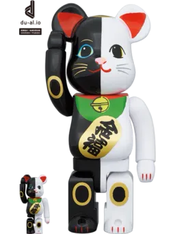 BE@RBRICK figure: Maneki Neko — 金運 白