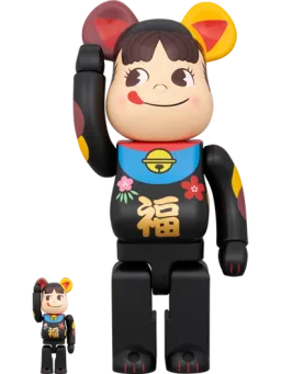 BE@RBRICK figure: Maneki Neko Peko-chan Lucky Black