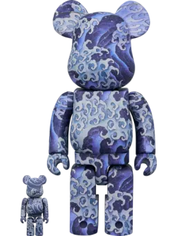 BE@RBRICK figure: Hokusai Male Wave Ceiling Art