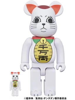 BE@RBRICK figure: Dandadan Turbo Grandma (Maneki Neko)