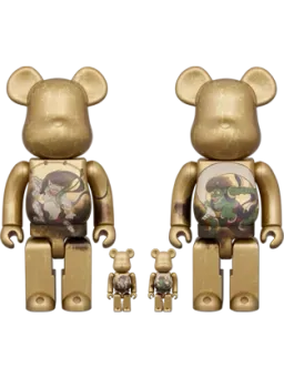 BE@RBRICK figure: 風神雷神 & 4 PCS