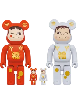 BE@RBRICK figure: Daruma Peko-chan & Poko-chan (4pc Set)