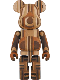 BE@RBRICK figure: Karimoku Yosegi