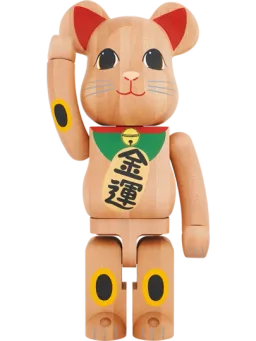 BE@RBRICK figure: Karimoku Maneki Neko II