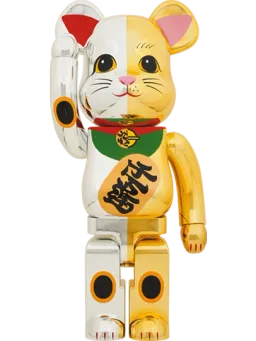 BE@RBRICK figure: Maneki Neko — 千万両 金