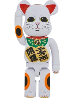 BE@RBRICK figure: Maneki Neko - Gold