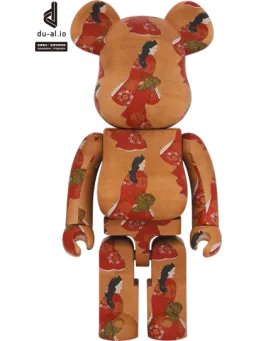 BE@RBRICK figure: Tokyo National Museum Hishikawa Moronobu "Beauty Looking Back"