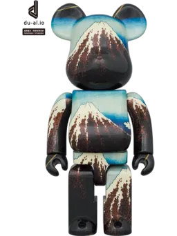 BE@RBRICK figure: Katsushika Hokusai "Rainstorm Beneath the Summit"