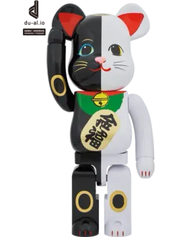 BE@RBRICK figure: Maneki Neko — 金運 白