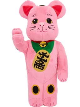 BE@RBRICK figure: Maneki Neko Peach