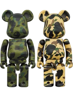 BE@RBRICK figure: Chogokin 1ST CAMO Green/Yellow