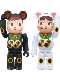 BE@RBRICK figure: Maneki Neko Peko-chan & Poko-chan