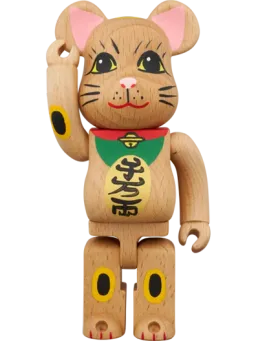 BE@RBRICK figure: Karimoku Maneki Neko
