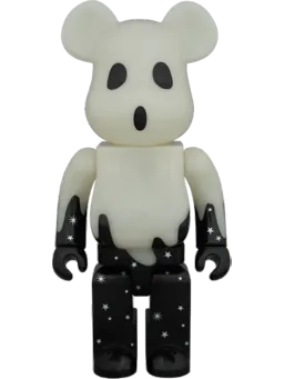 BE@RBRICK figure: 2015 Halloween GITD Black