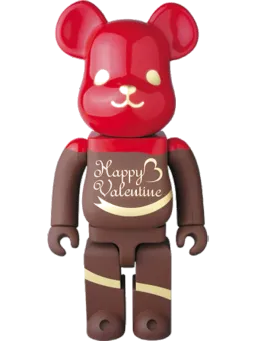 BE@RBRICK figure: 2017 Valentine Chocolate Framboise Ver. Brown