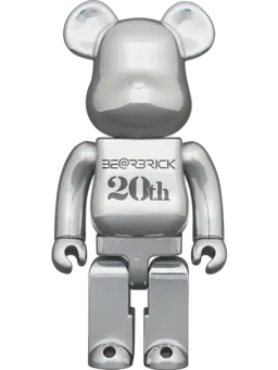 BE@RBRICK figure: 20th Anniversary DEEP CHROME Ver.