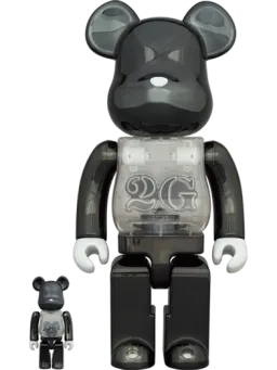 BE@RBRICK figure: 2g Black Chrome