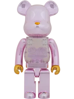 BE@RBRICK figure: 2g Pink Gold Chrome