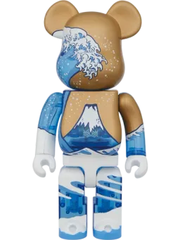 BE@RBRICK figure: Mt. Fuji: Hokusai "The Great Wave off Kanagawa"