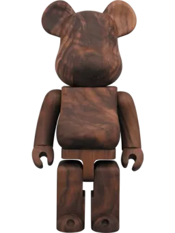 BE@RBRICK figure: Karimoku Burl Walnut