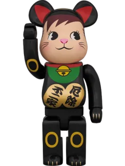 BE@RBRICK figure: Maneki Neko Poko-chan Black