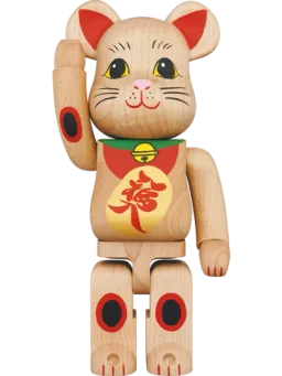 BE@RBRICK figure: Karimoku Maneki Neko III