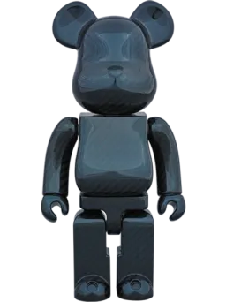BE@RBRICK figure: Dry Carbon Blue