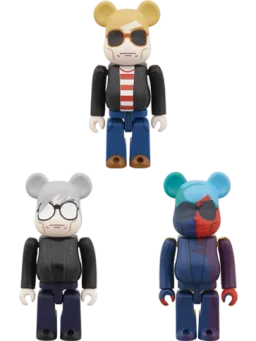 BE@RBRICK figure: Andy Warhol 60's / 80's / Silkscreen Ver.