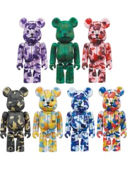 BE@RBRICK figure: 28th Anniversary Camo #4
