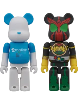 BE@RBRICK figure: a-nation × Kamen Rider Ooz 2-Pack