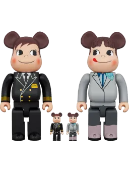 BE@RBRICK figure: ＜ANA original＞BE@RBRICK for ANA CAPTAIN Poco-chan & CA 10th generation Peko-chan & set of 4