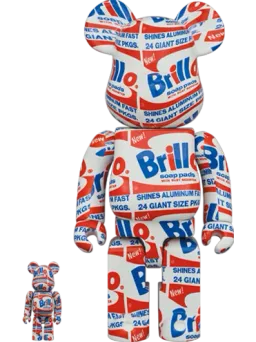 BE@RBRICK figure: ANDY WARHOL "Brillo"