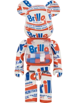 BE@RBRICK figure: ANDY WARHOL "Brillo" 2022